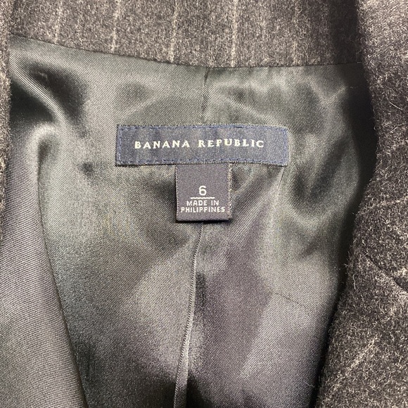 Banana Republic Wool Cashmere Blend Striped Blazer - Picture 9 of 12
